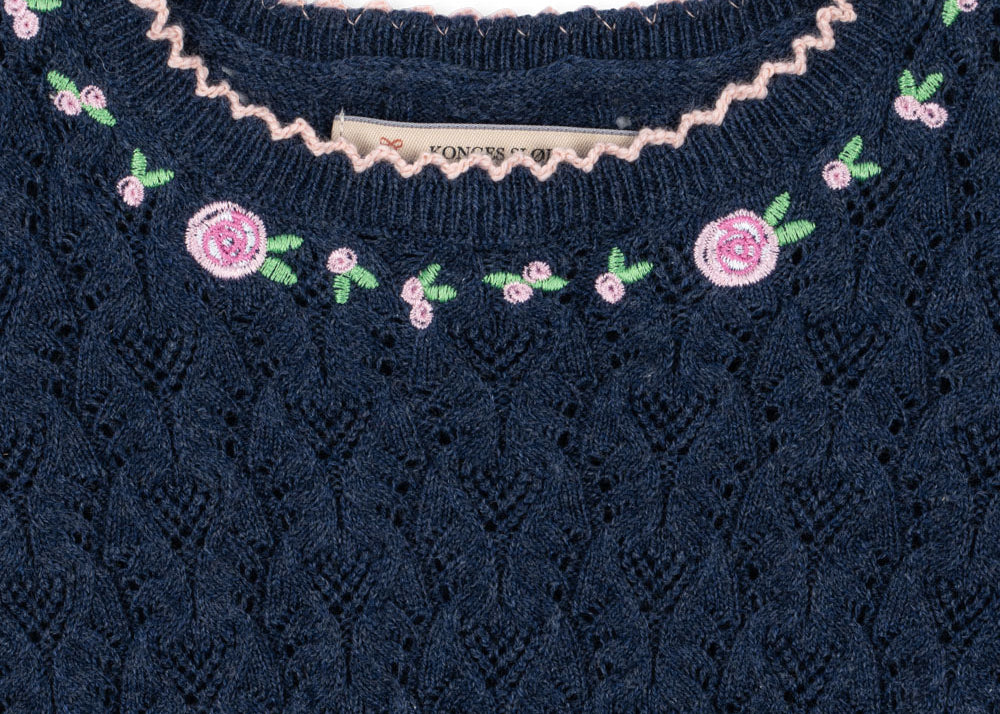 Konges Sløjd A/S KNITTED BLOUSES & VESTS ensign blue