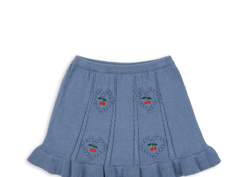 Konges Sløjd A/S KNITTED SKIRTS country blue