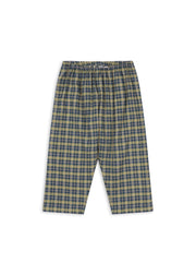 Konges Sløjd A/S WOVEN PANTS laurel blue check