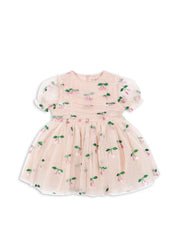 Konges Sløjd A/S WOVEN DRESSES ma grande cerise pink glitter