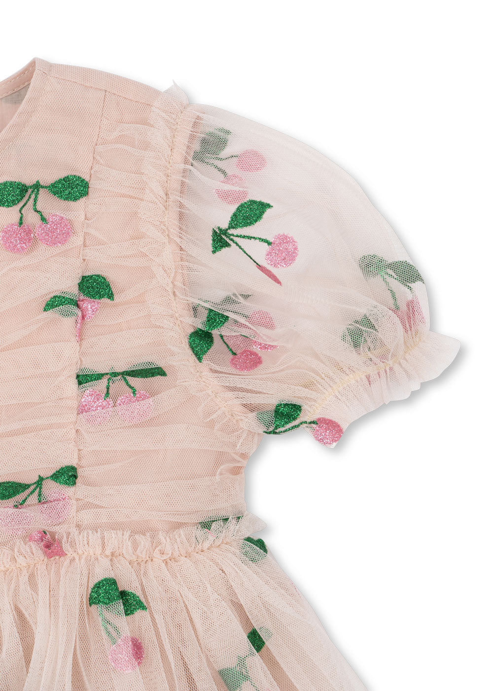 TULLIE DRESS - ma grande cerise pink glitter – Konges Sløjd®
