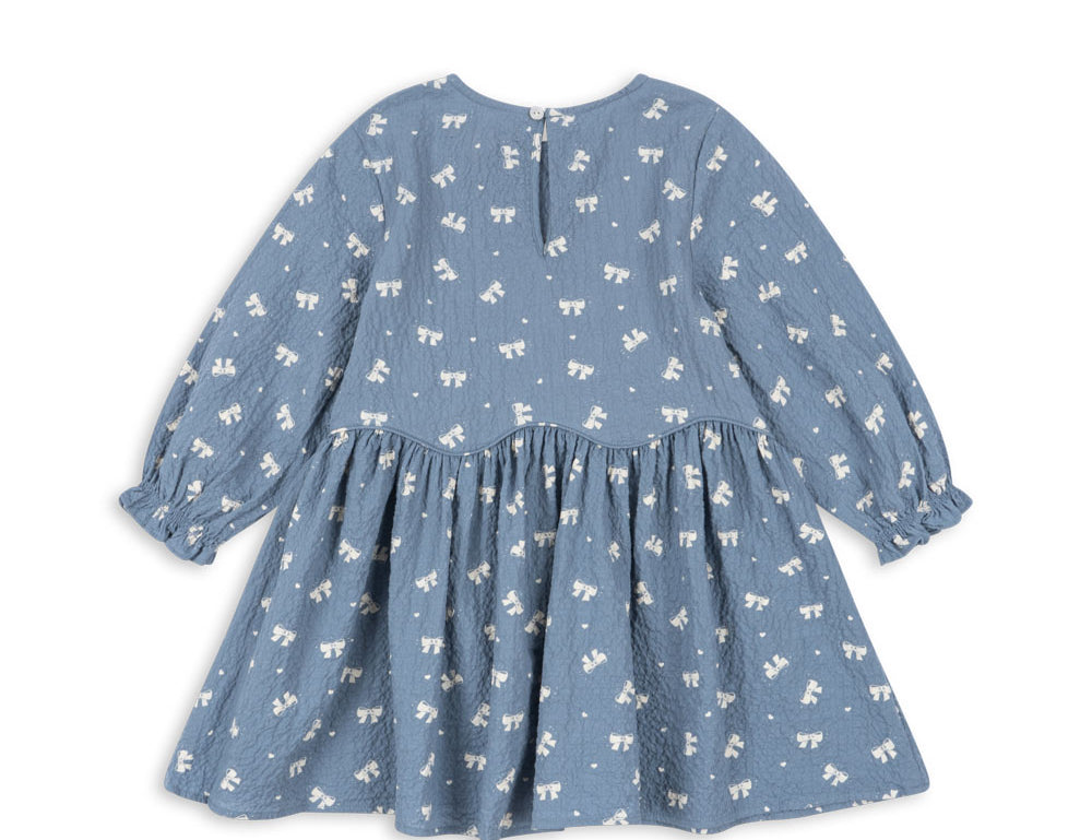 Konges Sløjd A/S WOVEN DRESSES boucle blue