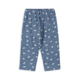 Konges Sløjd A/S WOVEN PANTS boucle blue
