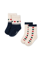 Konges Sløjd A/S SOCKS heart mix