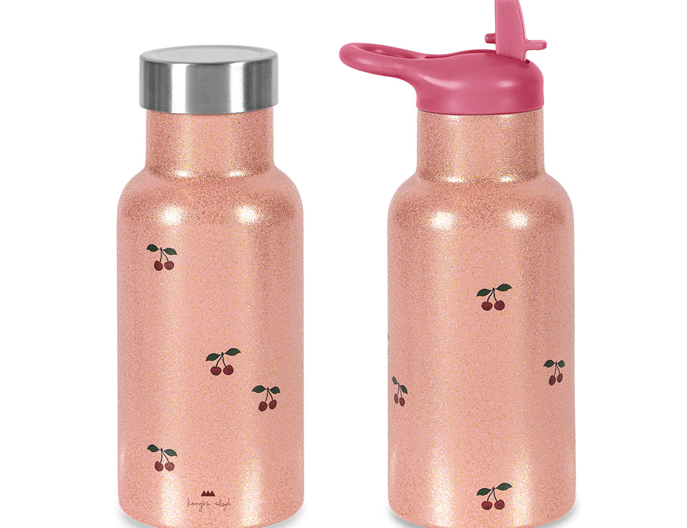 Konges Sløjd A/S DRINKING BOTTLES cherry glitter