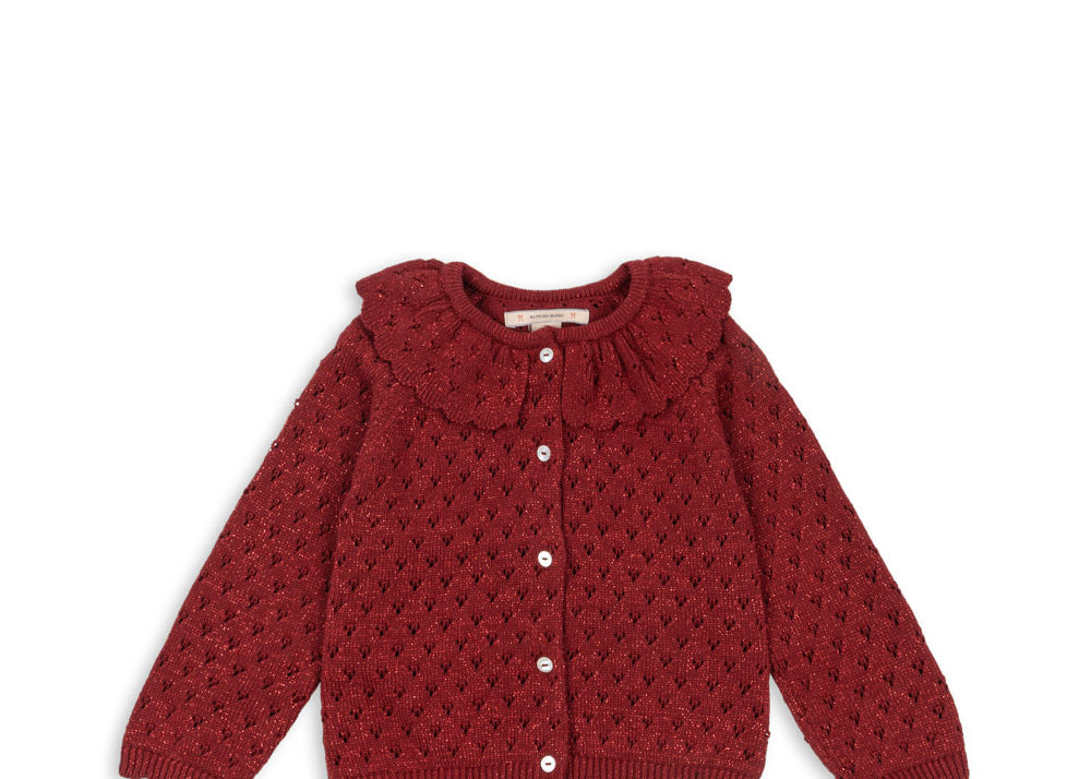 Konges Sløjd A/S KNITTED CARDIGANS red dahlia