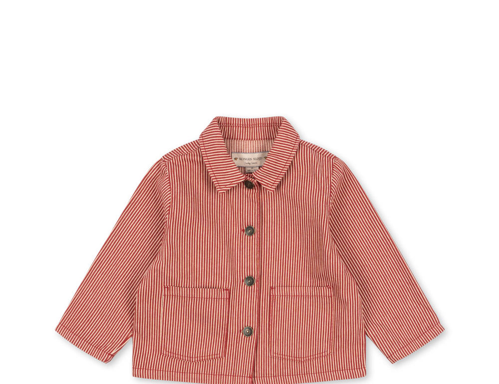 Konges Sløjd A/S WOVEN JACKETS & VESTS milk rouge stripe