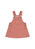 Konges Sløjd A/S WOVEN DRESSES milk rouge stripe
