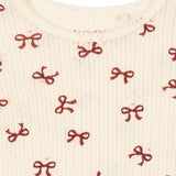 Konges Sløjd A/S JERSEY BLOUSES bow rouge