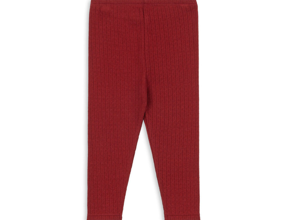 Konges Sløjd A/S JERSEY PANTS red dahlia