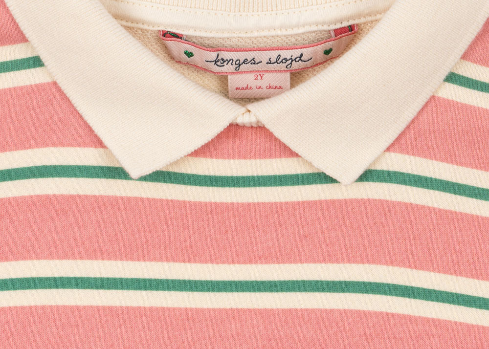 Konges Sløjd A/S JERSEY DRESSES blush bound stripe