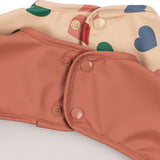 Konges Sløjd A/S DINNER BIBS coeur colore frappe/canyon rose