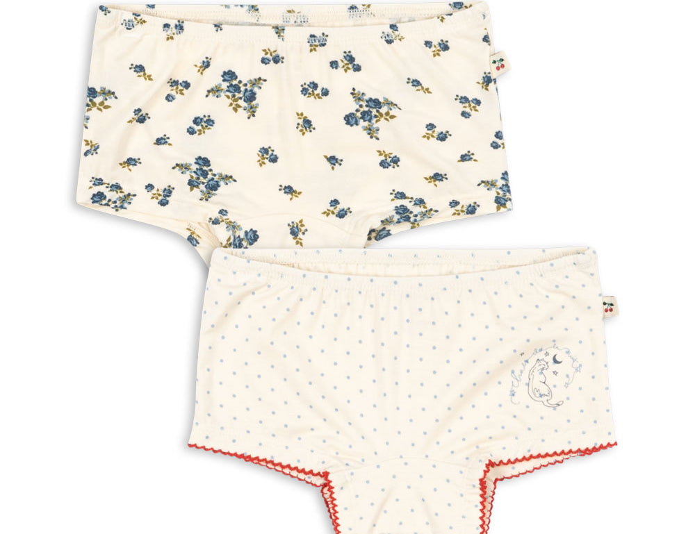 Konges Sløjd A/S UNDERWEAR blue kitty dot/tramonto