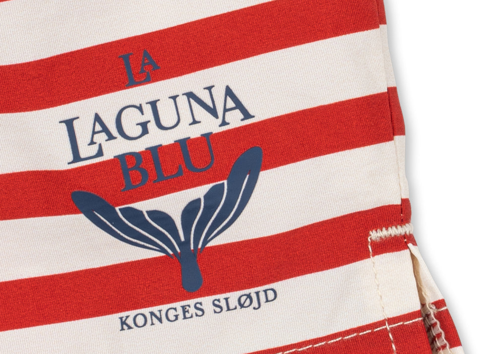 Konges Sløjd A/S SWIMSHORTS stripe rouge
