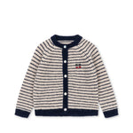 Konges Sløjd A/S KNITTED CARDIGANS navy stripe