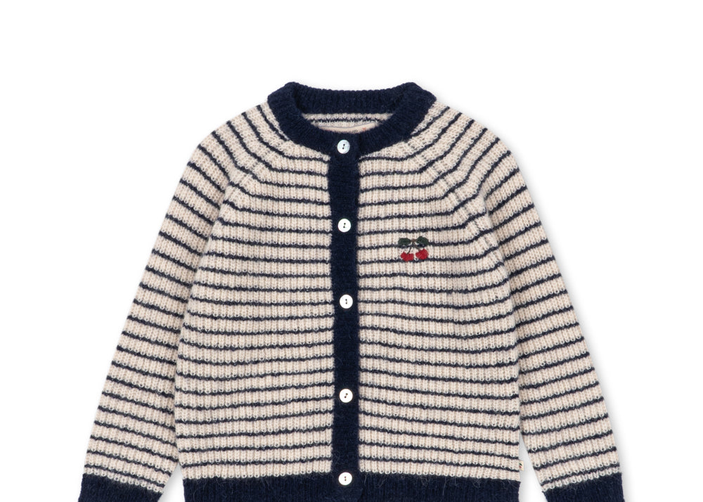 Konges Sløjd A/S KNITTED CARDIGANS navy stripe