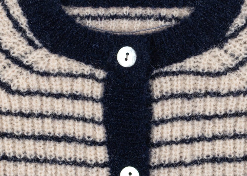 Konges Sløjd A/S KNITTED CARDIGANS navy stripe