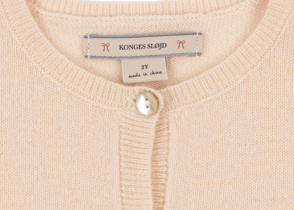 Konges Sløjd A/S KNITTED CARDIGANS buttercream