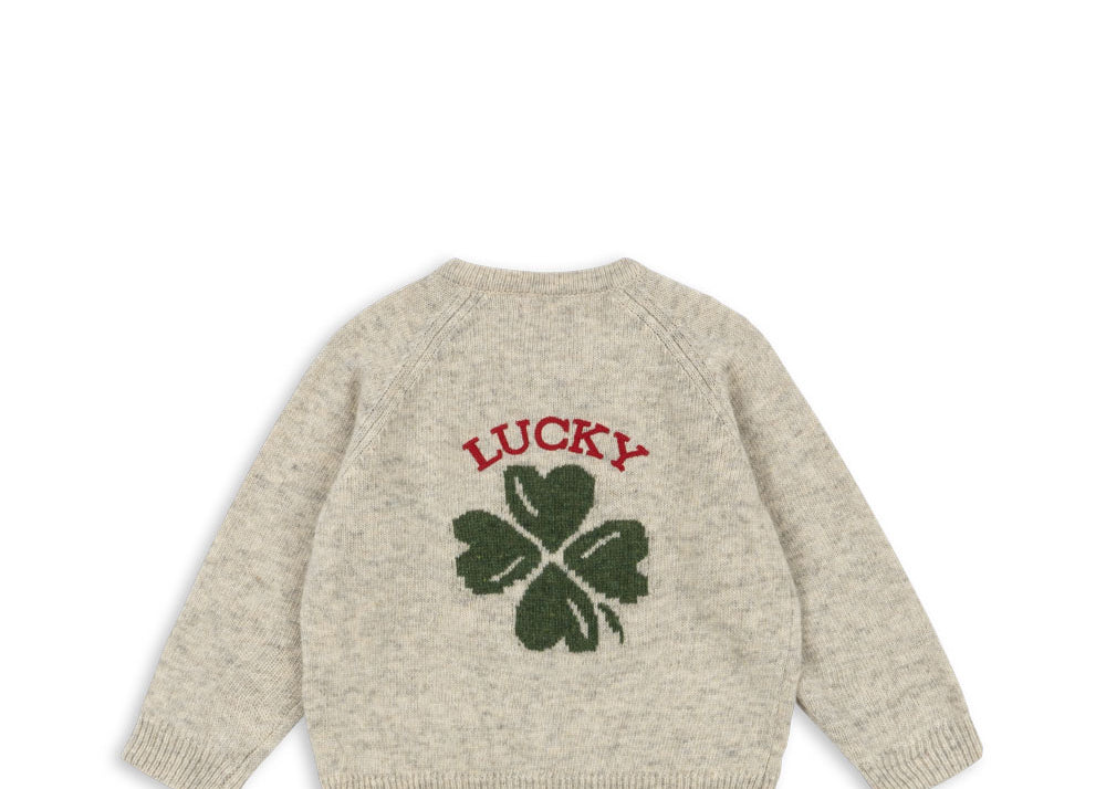 Konges Sløjd A/S KNITTED CARDIGANS off white melange