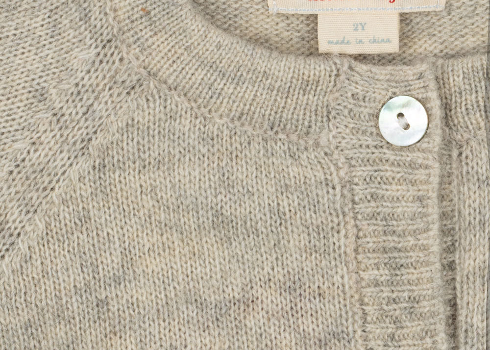 Konges Sløjd A/S KNITTED CARDIGANS off white melange