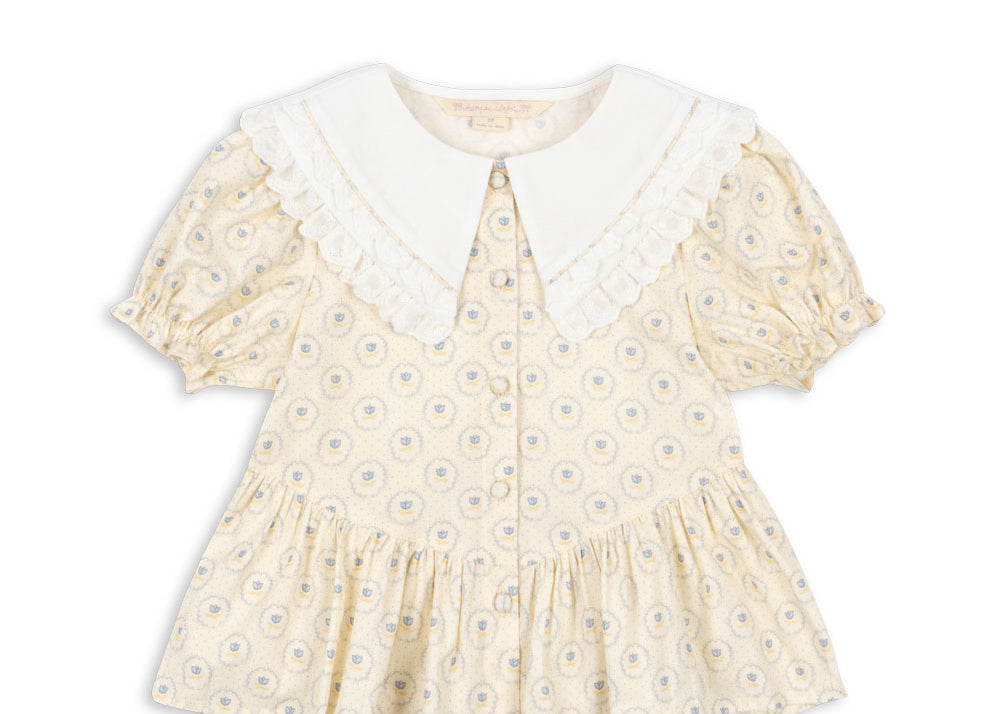 Konges Sløjd A/S WOVEN SHORT SLEEVE SHIRTS ciel mirage