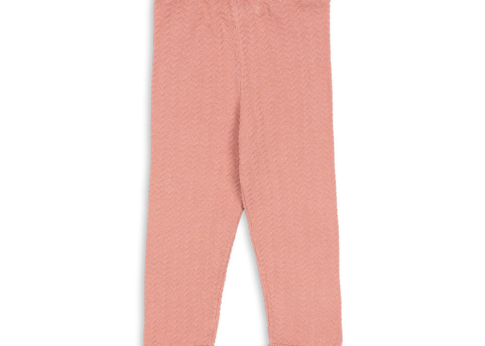 Konges Sløjd A/S KNITTED PANTS rosette