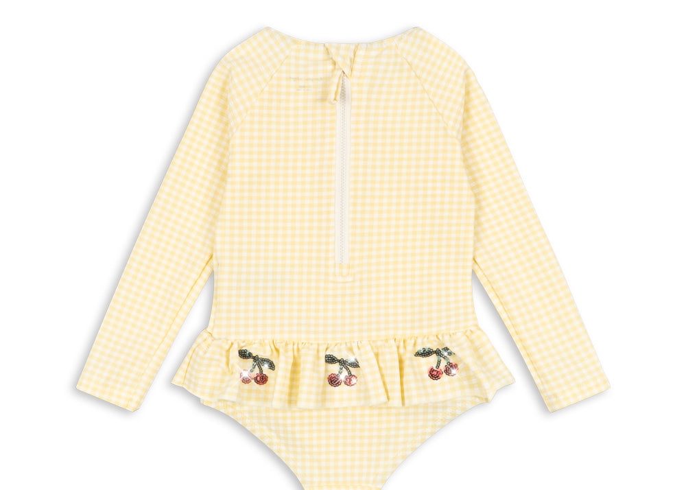 Konges Sløjd A/S SWIMSUITS banana almond check