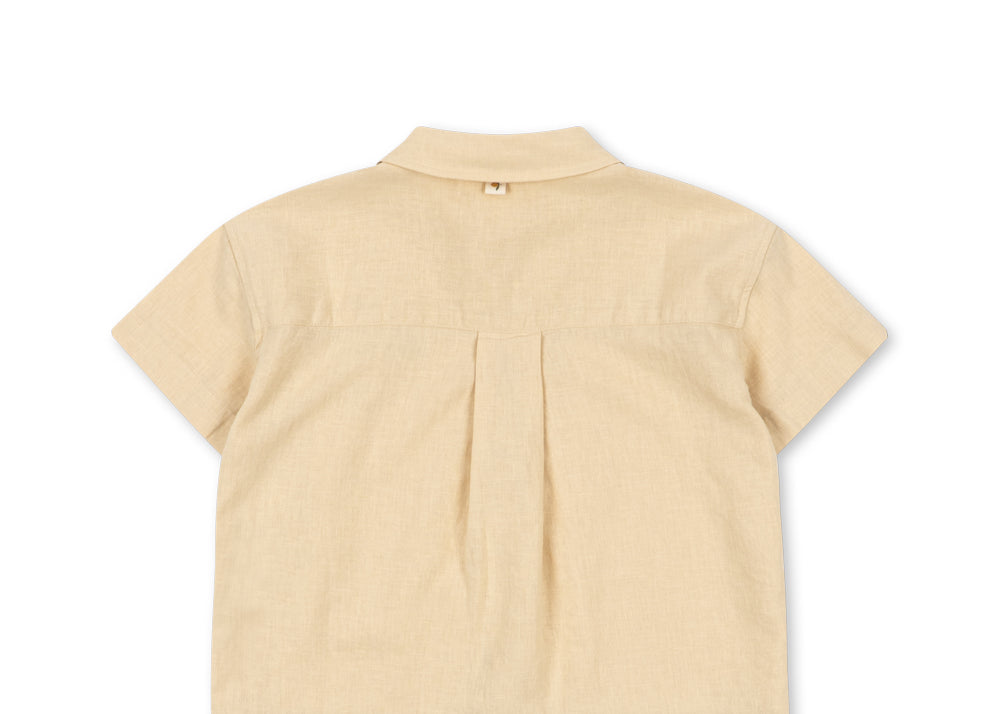 Konges Sløjd A/S WOVEN SHORT SLEEVE SHIRTS sea mist