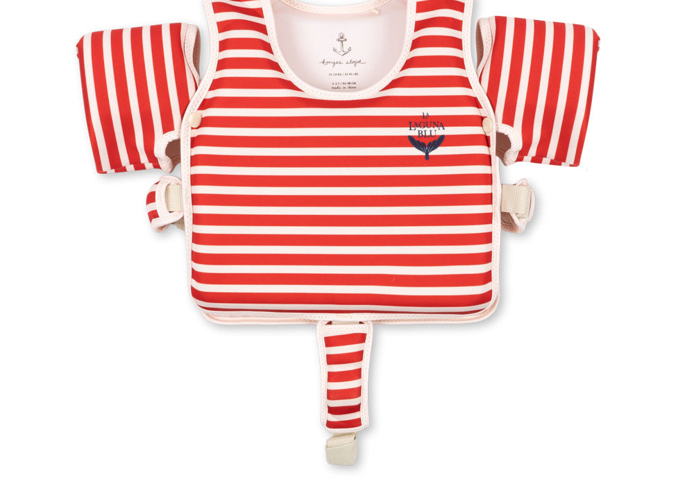 Konges Sløjd A/S FLOAT VEST & BELTS stripe rouge