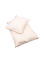 Konges Sløjd A/S JUNIOR BEDDING stripie petite rose