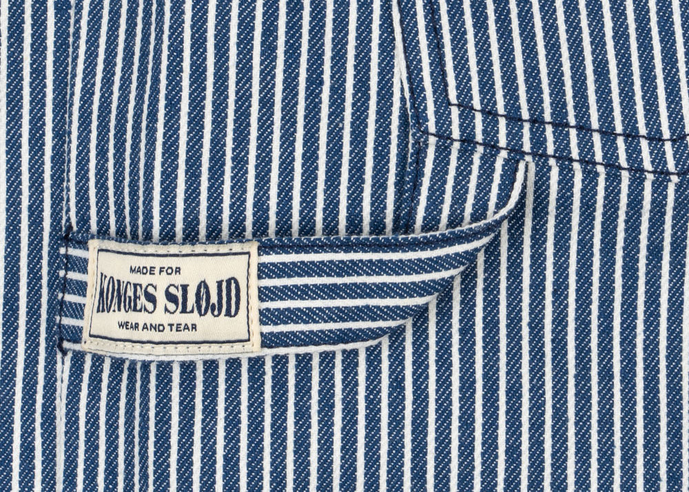 Konges Sløjd A/S WOVEN PANTS blue stripe