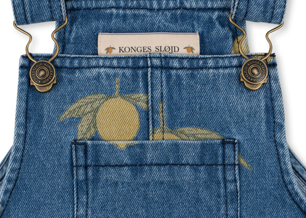 Konges Sløjd A/S WOVEN ROMPERS & JUMPSUITS lemon denim