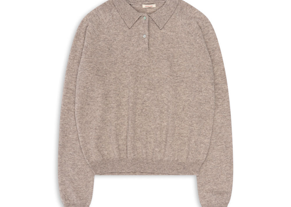 Konges Sløjd A/S KNITTED BLOUSES & VESTS oatmeal melange