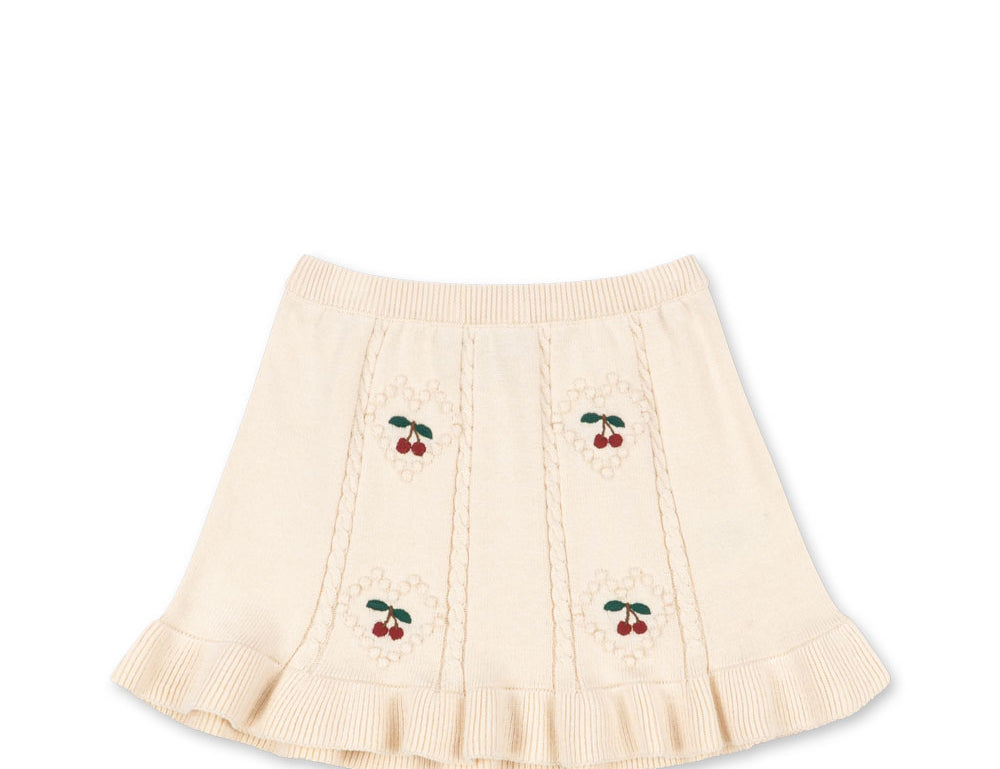 Konges Sløjd A/S KNITTED SKIRTS pearled ivory