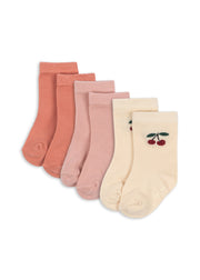 Konges Sløjd A/S SOCKS cherry mix