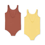 Konges Sløjd A/S SWIMSUITS pampas/mahogany