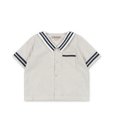 Konges Sløjd A/S WOVEN SHORT SLEEVE SHIRTS bleu stripe