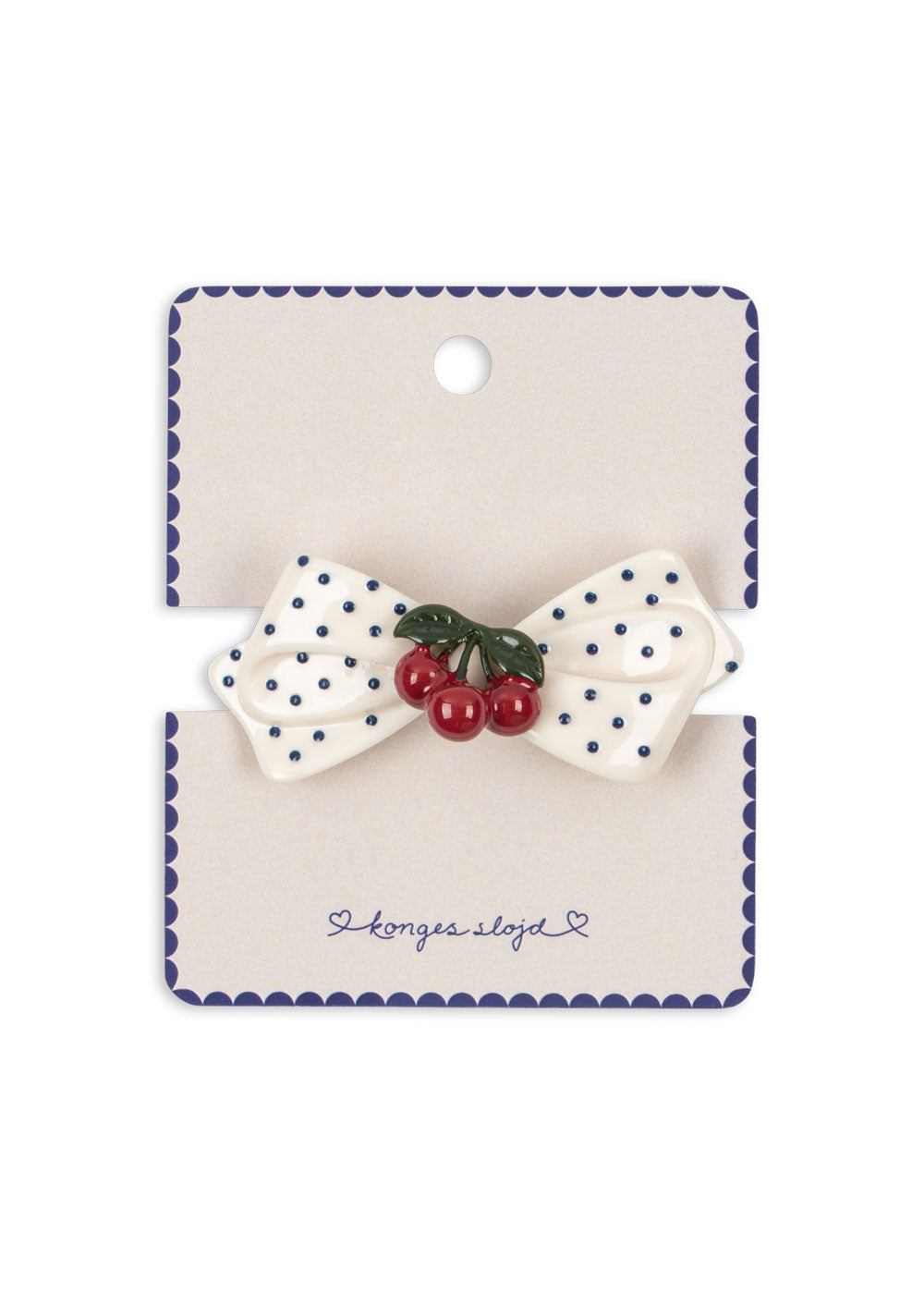 CHERRY DOT HAIR CLIP - multi – Konges Sløjd®