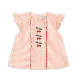 Konges Sløjd A/S WOVEN SHORT SLEEVE SHIRTS amour stripe