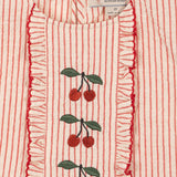 Konges Sløjd A/S WOVEN SHORT SLEEVE SHIRTS amour stripe