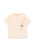 Konges Sløjd A/S JERSEY T-SHIRTS ecru/ghiacciolo