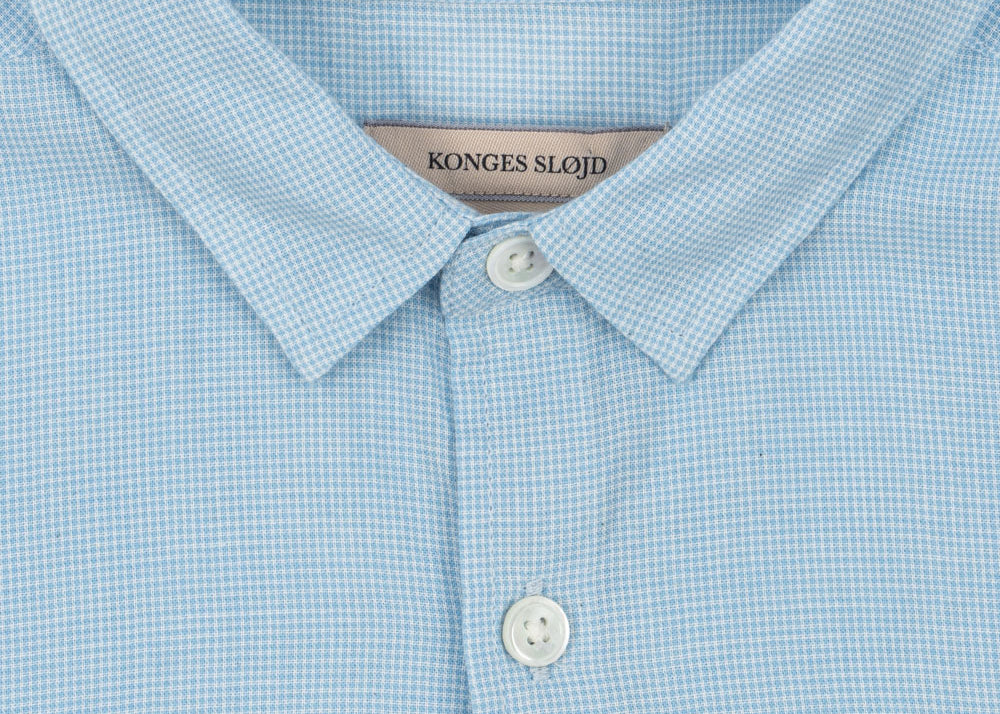 Konges Sløjd A/S WOVEN SHORT SLEEVE SHIRTS blue check
