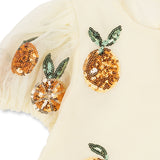 Konges Sløjd A/S WOVEN DRESSES arancia sequin