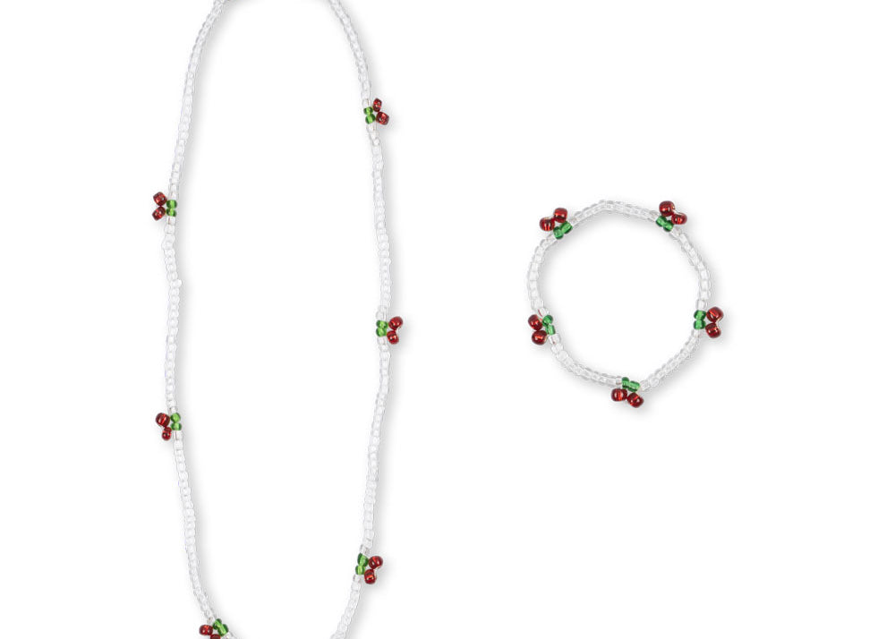 Konges Sløjd A/S JEWELLERY red/glitter