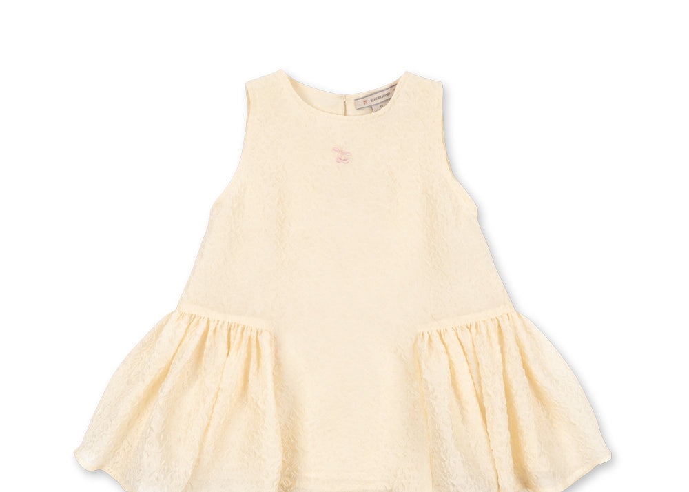 Konges Sløjd A/S WOVEN DRESSES buttercream