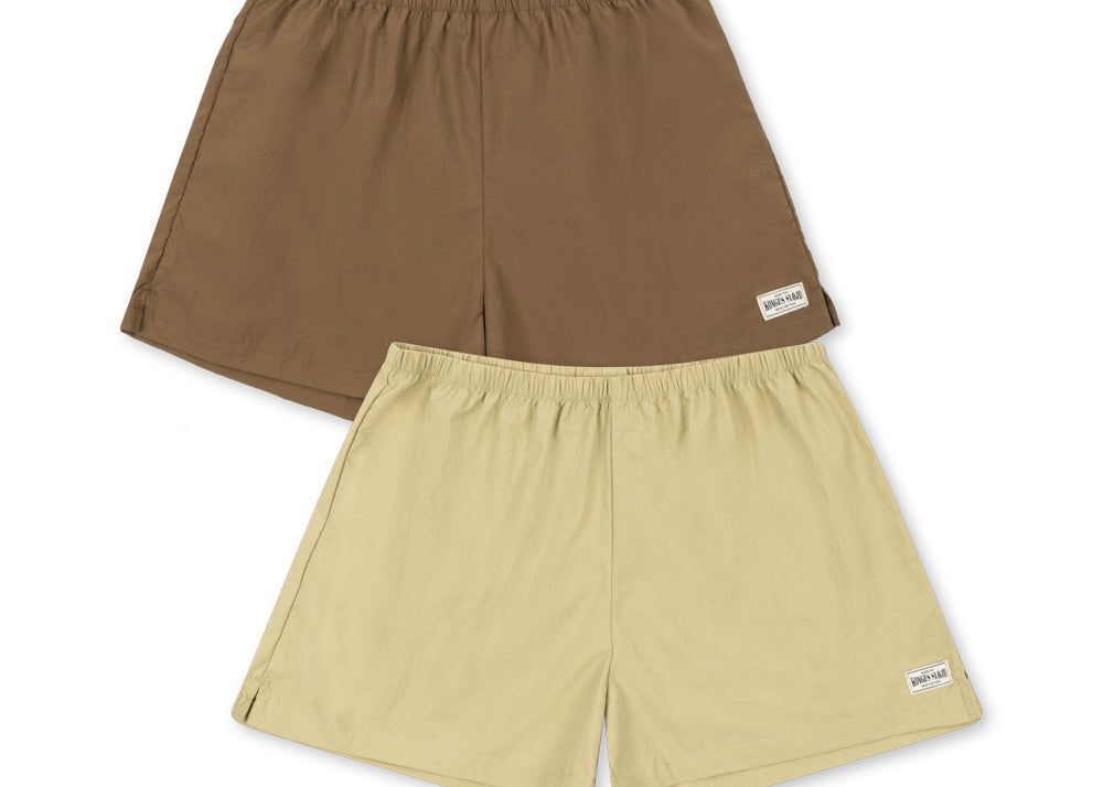 Konges Sløjd A/S WOVEN SHORTS & BLOOMERS pale olive green/ermine