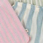 Konges Sløjd A/S WOVEN SHORTS & BLOOMERS basil/orchid/bleu stripe