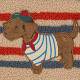 Konges Sløjd A/S TEDDY & FLEECE tangerine stripe