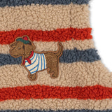 Konges Sløjd A/S TEDDY & FLEECE tangerine stripe