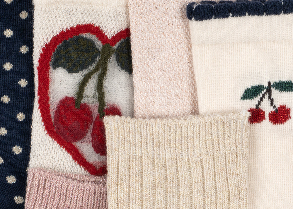 Konges Sløjd A/S SOCKS multi glitter